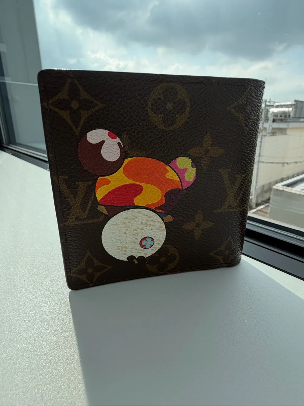 💯Authentic Louis Vuitton Murakami  Panda Monogram Multiple Wallet Limited